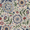 Joules Festival Flowers Wallpaper Antique White close view [picture of the wallpaper design
