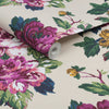 Joules Invite Floral Wallpaper Cream picture of the wallpaper roll
