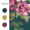 Joules Invite Floral Wallpaper Peacock picture with paint colors that will perfect fit to these wallpaper