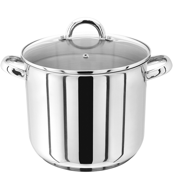 Judge 24cm glass lid stockpot stainless steel