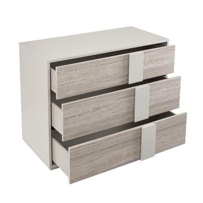 Jules Chest 3 Drawer Grey