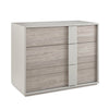 Stylish chest of drawers with a modern grey finish