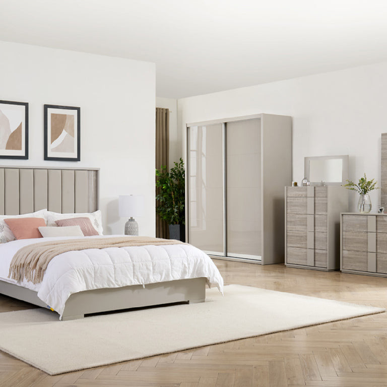 Jules Super King Bed Grey