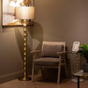 Julia Floor Lamp Gold Champagne life style picture