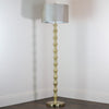 Julia Floor Lamp Gold Champagne  lamp with turned off lights