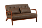 Juniper 2 Seater Sofa Brown made in a compact size