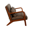 Juniper 2 Seater Sofa Brown side view picture