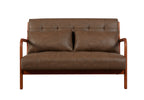 Juniper 2 Seater Sofa Brown with 2 lumbar cuhions