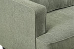 Juniper Fixed 2 Seater Sofa Sage close view picture of the armrest