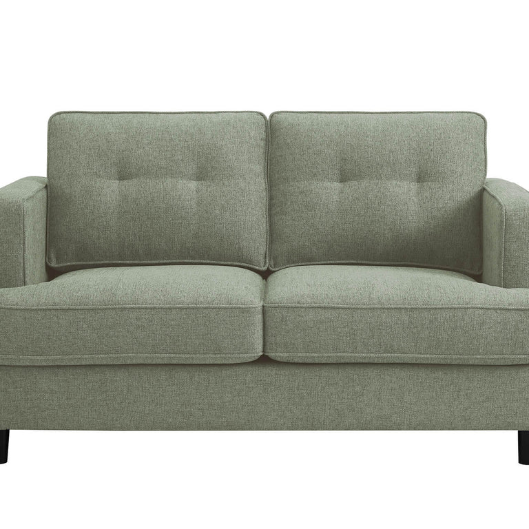 Juniper Fixed 2 Seater Sofa Sage – Stylish Fabric Two Seater Couch
