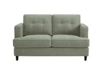 Juniper Fixed 2 Seater Sofa Sage front view picture