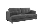 Elegant Juniper Fixed 3 Seater Sofa Grey for Living Rooms
