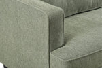 Modern Sage Color Juniper Fixed Three Seater Sofa

