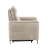 Kaedon natural electric recliner chair shown reclined from the side (7)