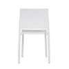 White Kael stacking chair shown from another angle (4)