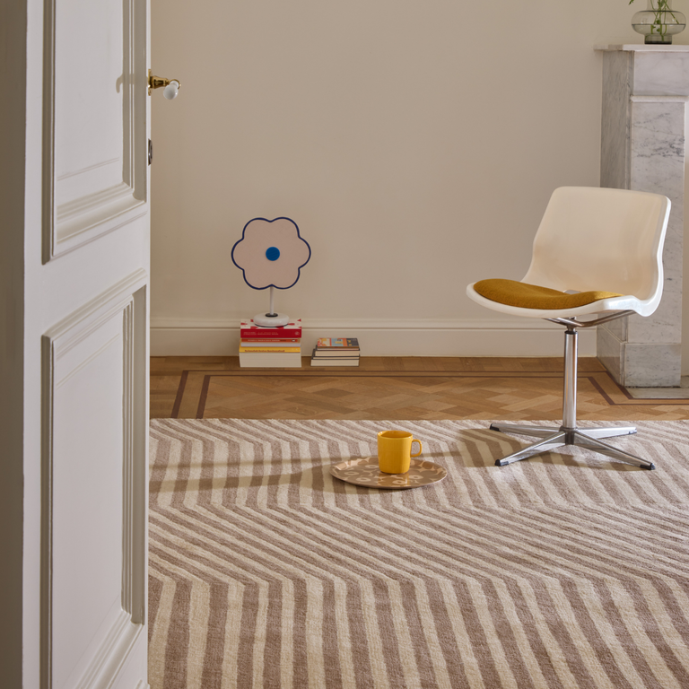 Marimekko Kalasääski Geometric Rug Greige