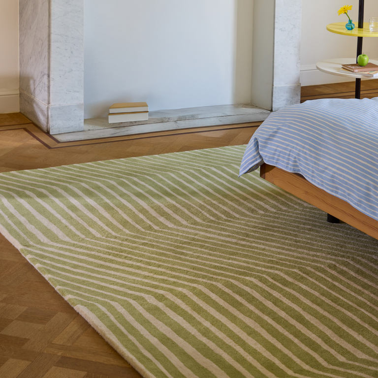Marimekko Kalasääski Geometric Rug Light Green