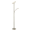 Kamika Mother & Child Floor Lamp Antique Brass LED with adjustable head