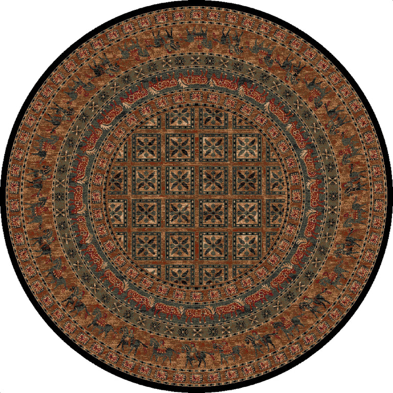 Kashqai Rug 4301-500 - Round