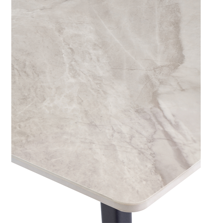 Kathrina Rectangle Dining Table Grey 1.3m