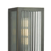 Keegan Outdoor Wall Light Rubbed Bronze IP44 Small close view picture of the lamp