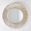 Kelsey Mirror Round Champagne 100 cm front view picture