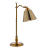 Kempten Task Table Lamp Antique Brass picture on the white background