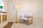 Kendall Floor Lamp life style picture with turned on lights