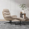 Khloe Rocking Swivel Chair with Stool Biscuit life style picture