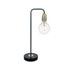 Kiefer Table Lamp Black & Antique Brass picture on the white background