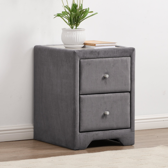 Contemporary nightstand with ample space