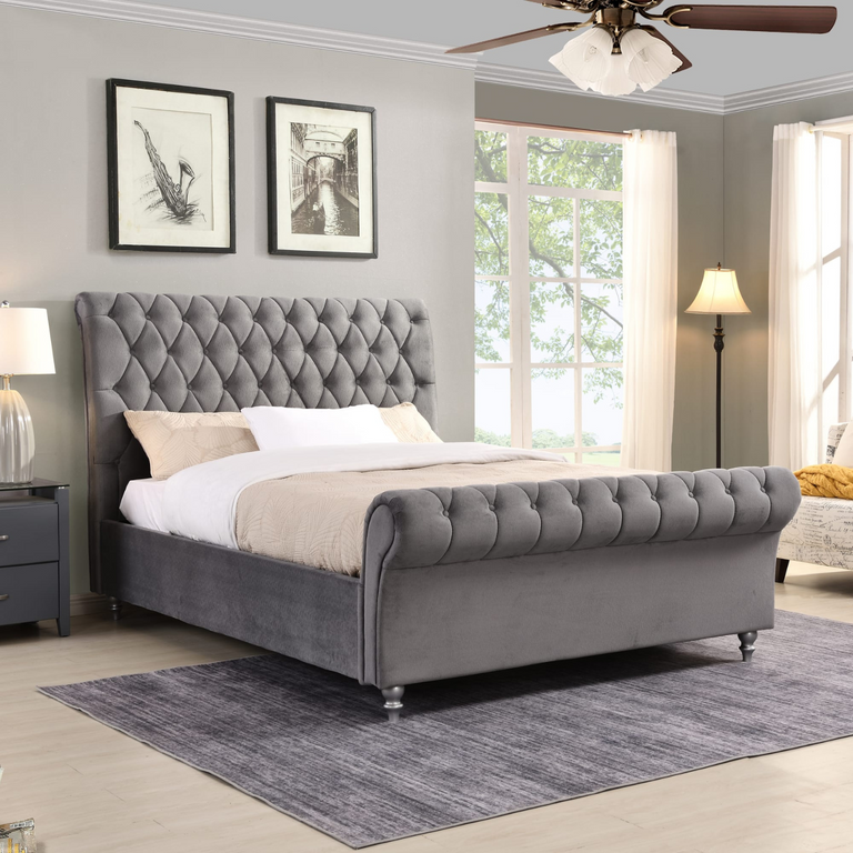 Kilkenny Double Bed Grey