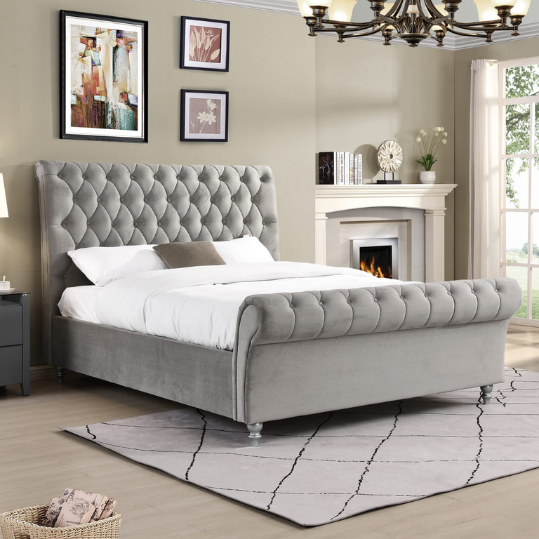 Kilkenny Double Bed Silver