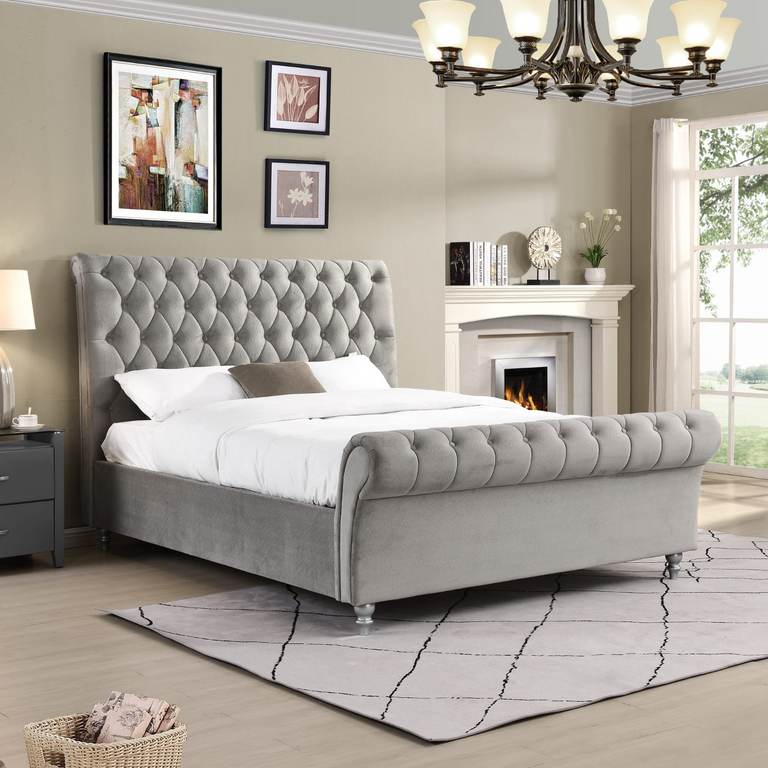 Kilkenny Super King Bed Silver