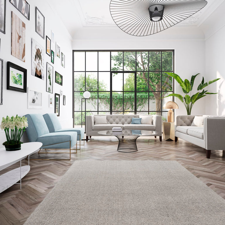 Kiss 070 Plain-Style Rug Grey