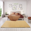 Kiss 800 Plain Style Rug Mustard  perfect for any interiors