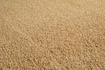 Kiss 800 Plain Style Rug Mustard: close-up view picture of the pile height