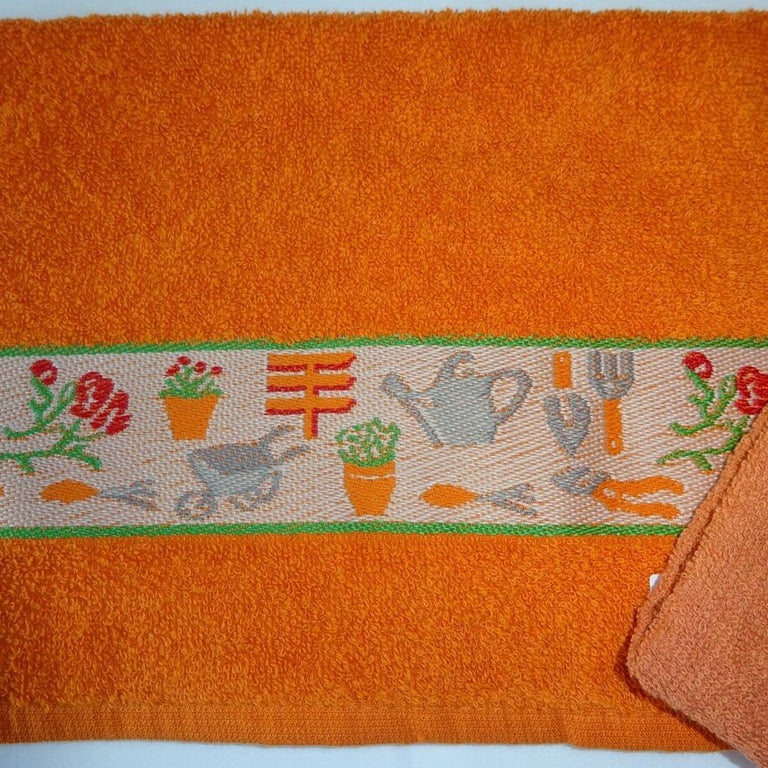 Kitchen Towel In Garden Terracotta