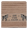 Kitchen Towels On The Farm Beige picture on the white background
