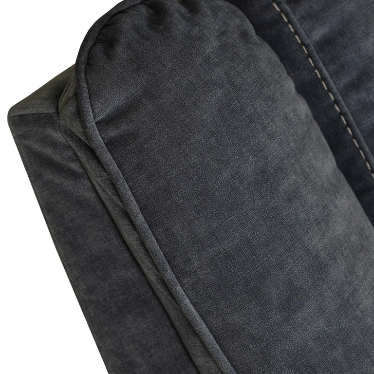 Klayton 3 Seater Recliner Sofa Charcoal