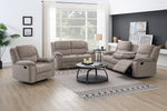 Modern Single Recliner Chair: Klayton Recliner in Khaki

