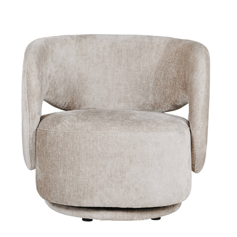 Koa Swivel Accent Chair Mink