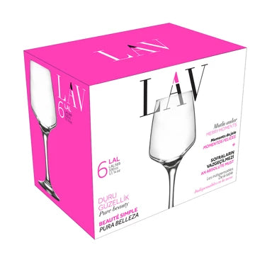 LAV Wine Glasses Set of 6