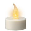 LED Tealight Plastic Fire Flame Effect picture on the white background