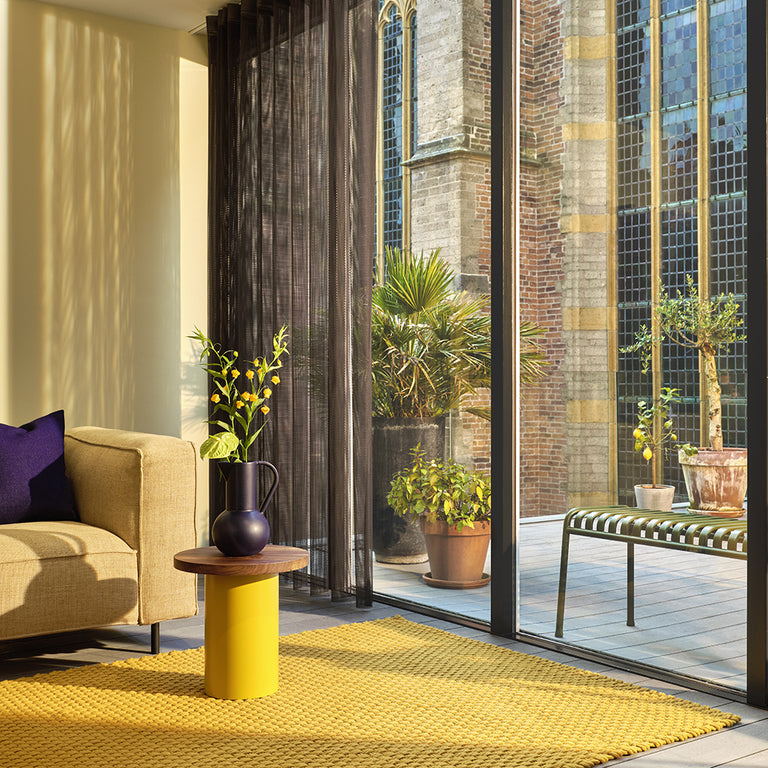 Brink & Campman Lace Outdoor Rug Golden Mustard