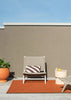 Brink & Campman Lace Tricolor Outdoor Rug Terracotta, Rust, Green lifestyle picture outside
