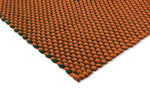 Brink & Campman Lace Tricolor Outdoor Rug Terracotta, Rust, Green flatweave pile design