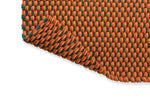 Brink & Campman Lace Tricolor Outdoor Rug Terracotta, Rust, Green handwoven orange rug