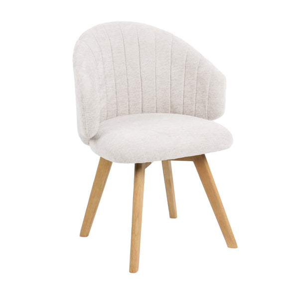 Lainey Dining Chair Ivory picture on the white background