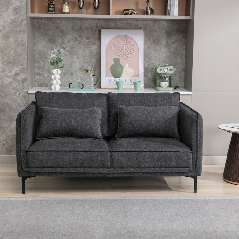 Landon 2 Seater Sofa Dark Grey